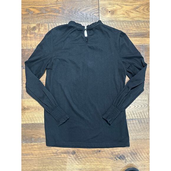 Lomion Black Long Sleeve Top - Picture 2 of 5